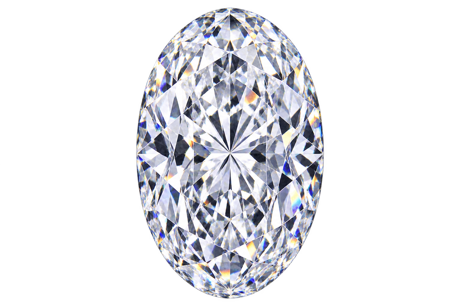 Oval diamond cut
